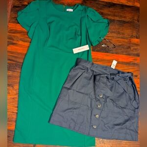 Calvin Klein dress/ loft skirt